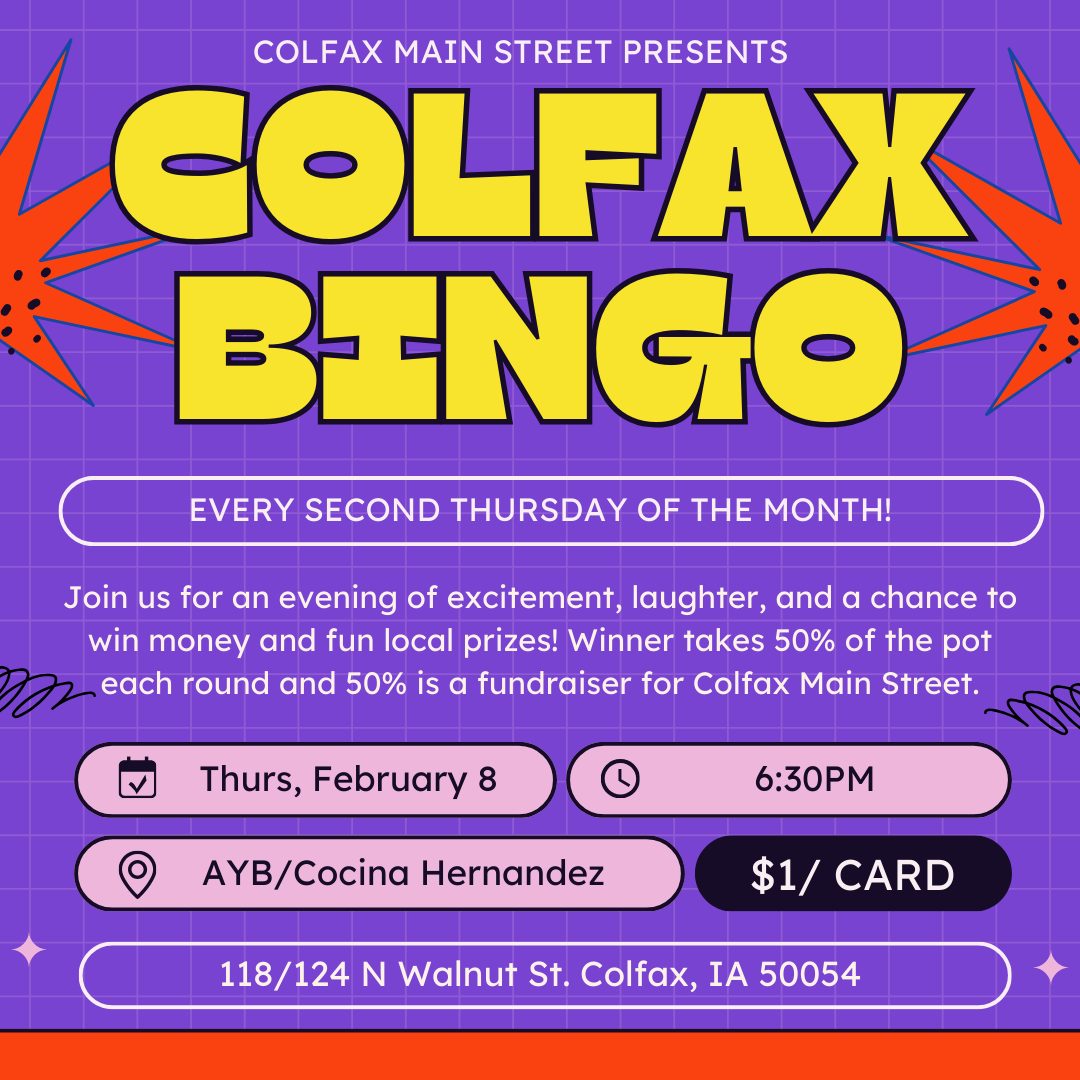 Colfax Bingo Night Photo - Click Here to See