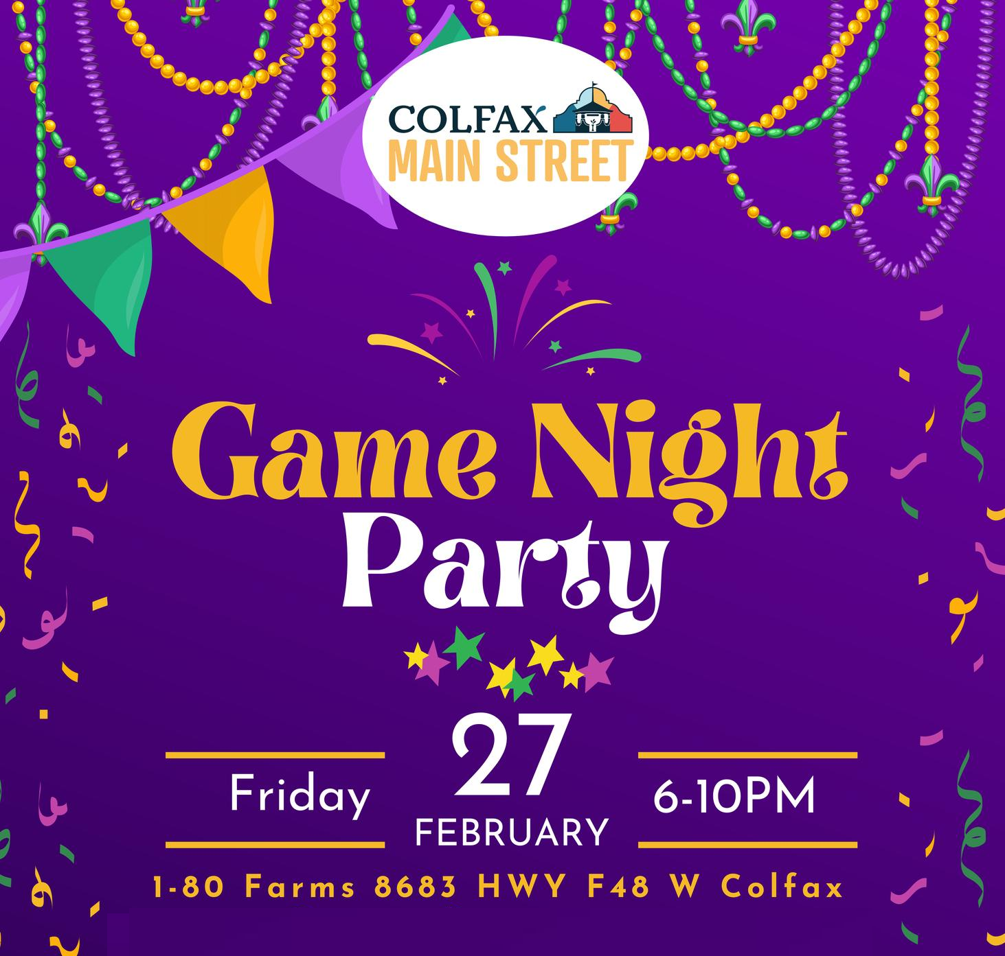 Game Night Fundraiser Party Photo - Click Here to See