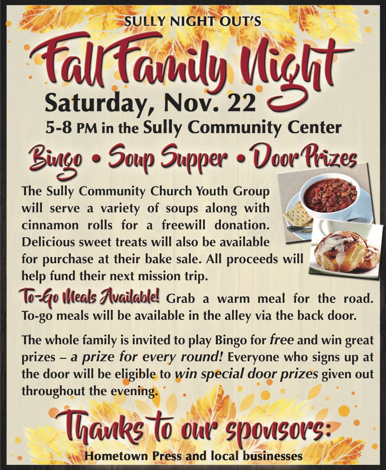 Sully Night Out's Fall Family Night Photo - Click Here to See